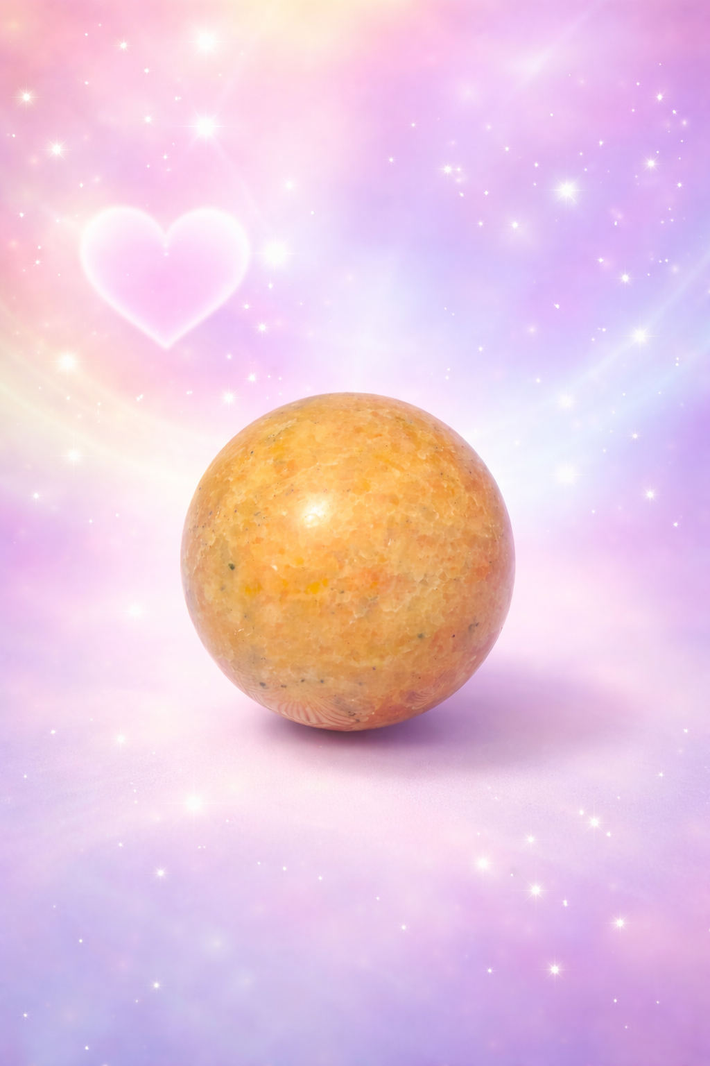 Orchid Calcite Sphere