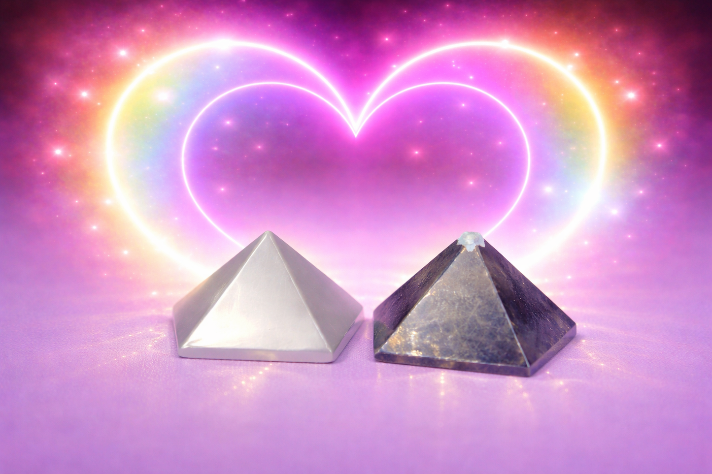 Assorted Crystal Pyramid