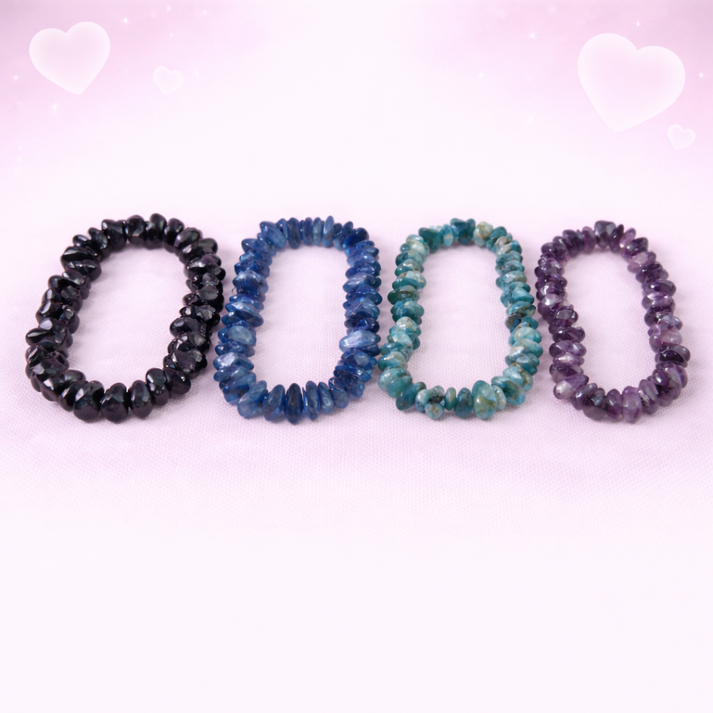 Assorted Crystal Chip Bracelet