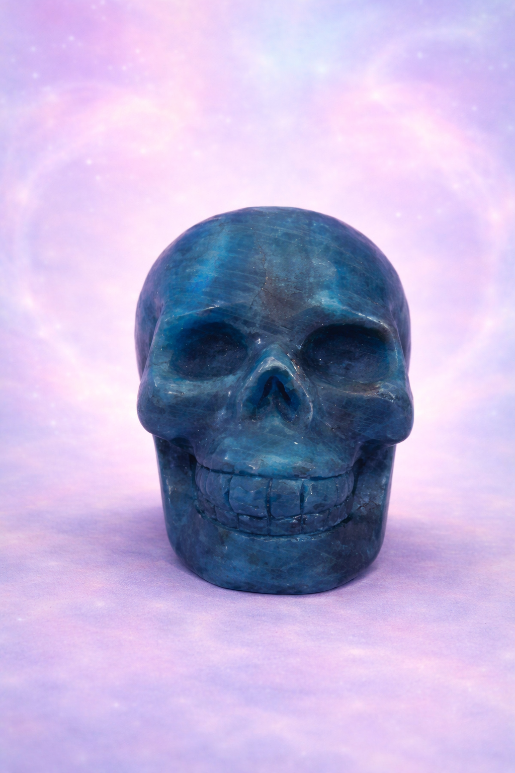 Blue apaptite Skull