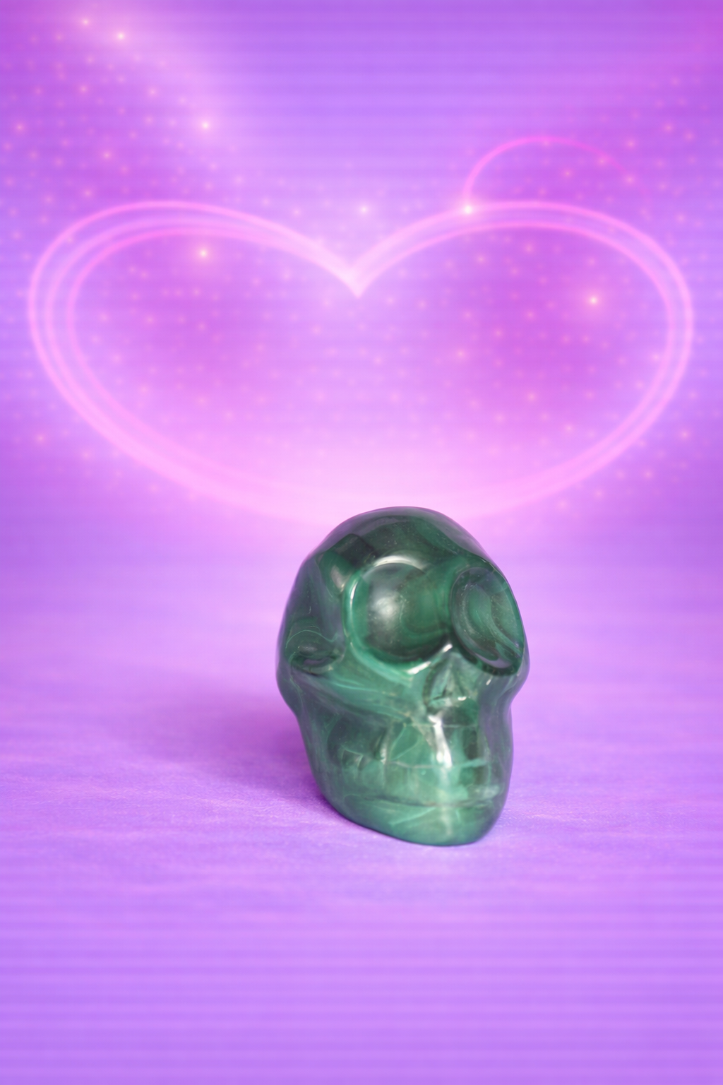 Malachite Skull