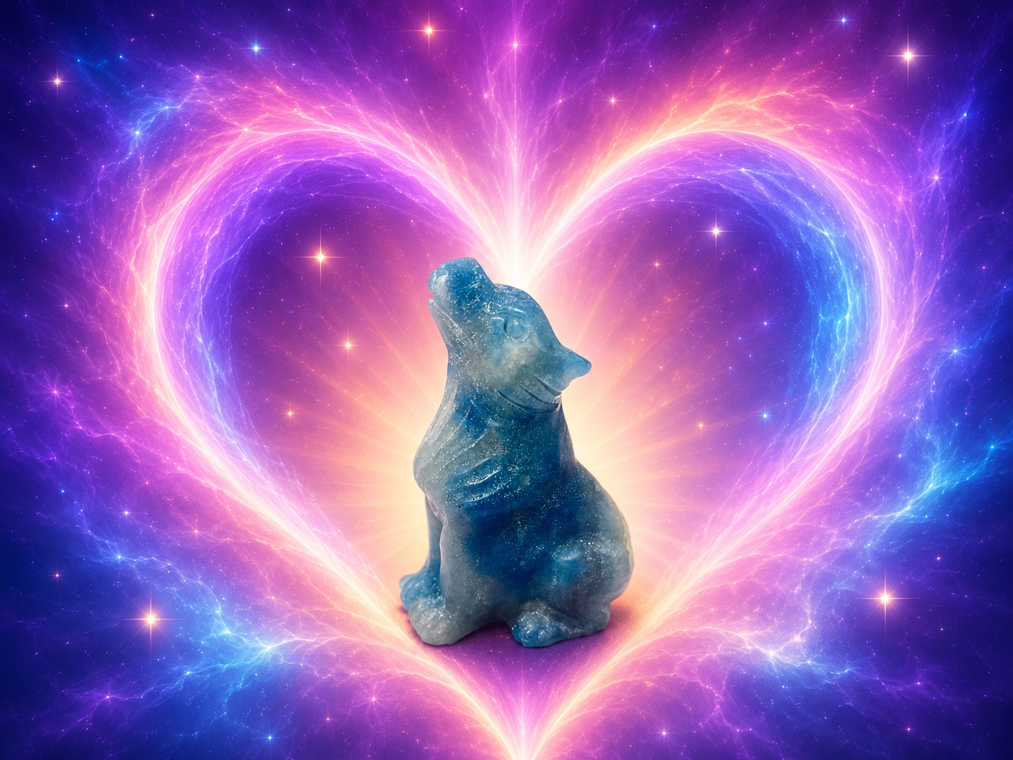 Blue Apatite Wolf