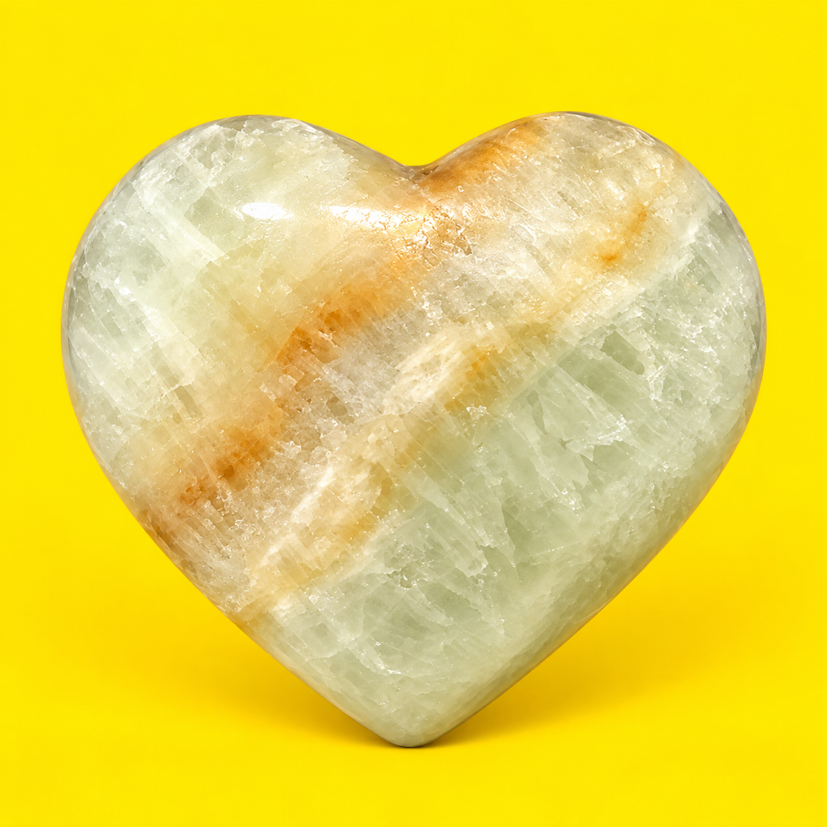 Caribbean Calcite Heart