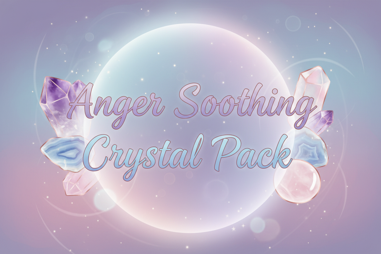 🔥 Anger Soothing Crystal Pack – Calm • Ground • Release