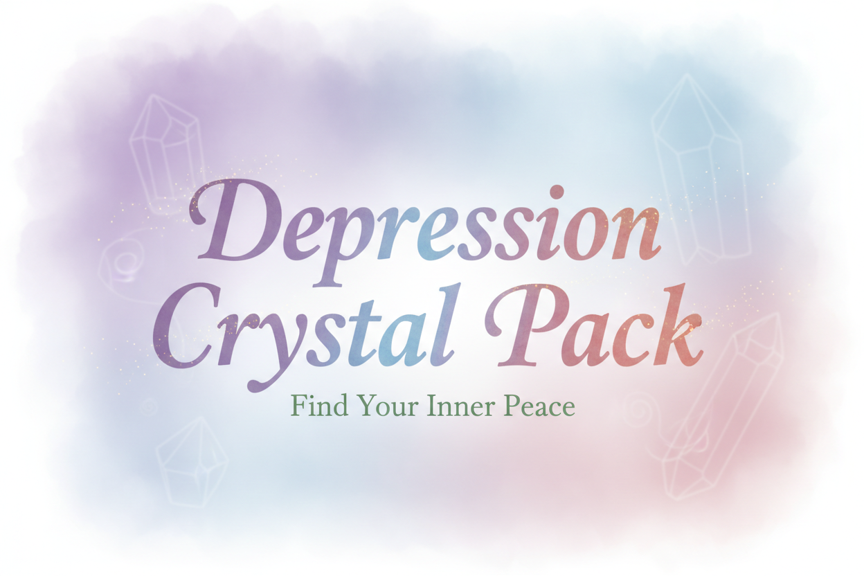🌤️ Depression Support Crystal Pack – Lift • Heal • Renew