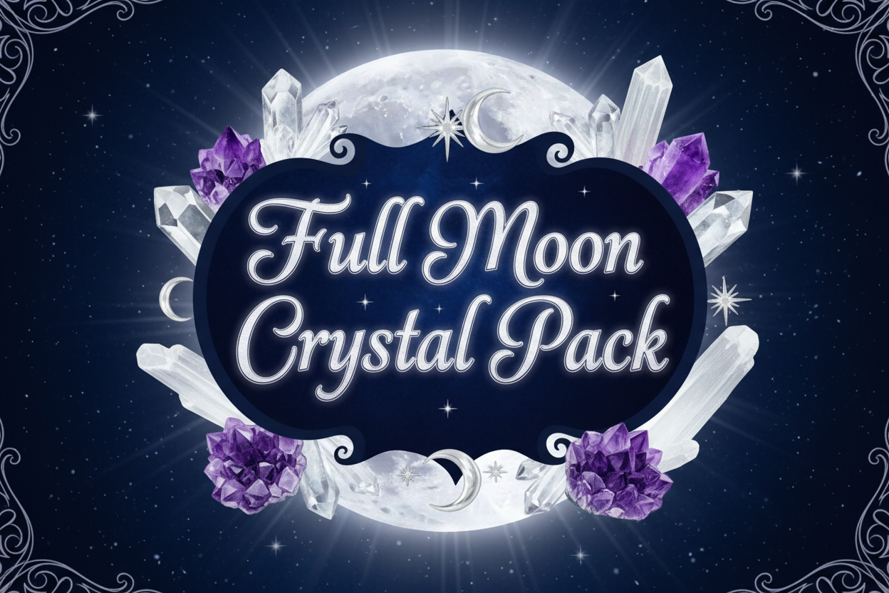 π Full Moon Crystal Pack β Release β’ Cleanse β’ Recharge