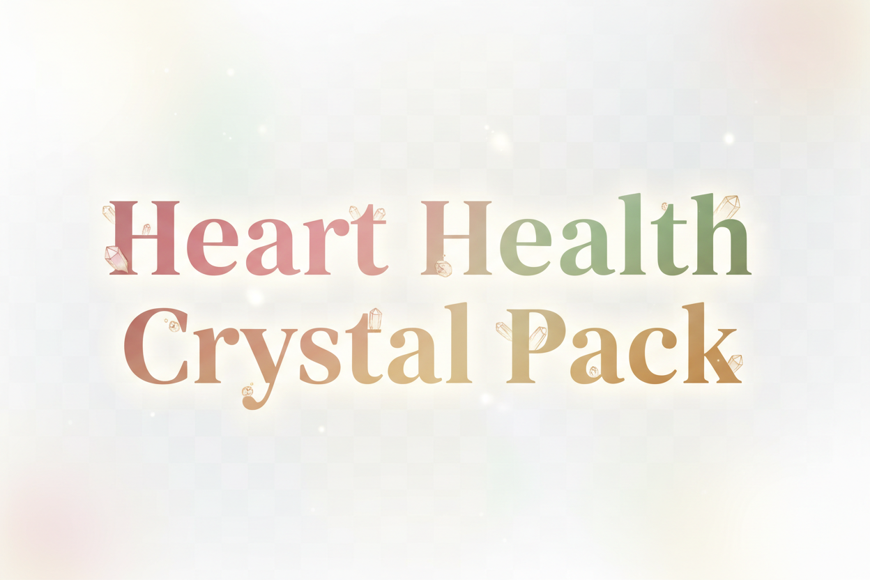 ๐ Heart Health Crystal Pack โ Strengthen โข Flow โข Heal