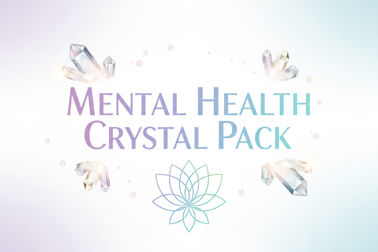 🧠Mental Health Crystal Pack – Heal • Calm • Support
