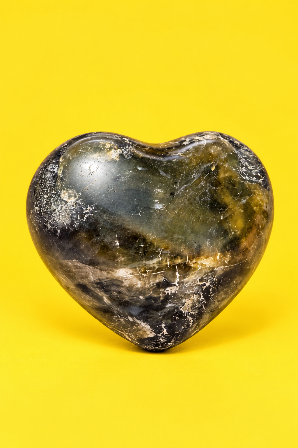 Labradorite Heart