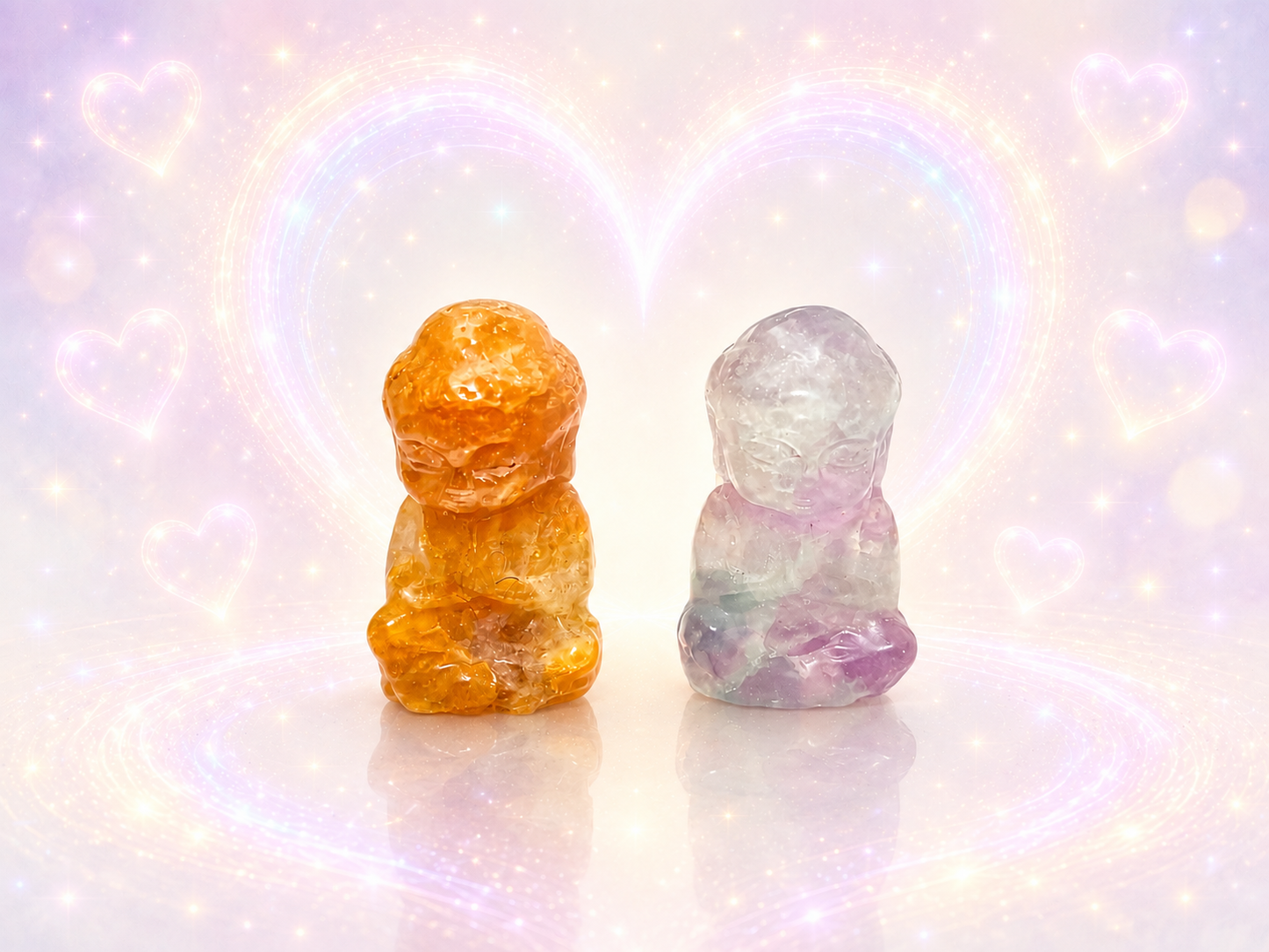 Assorted Crystals Mini Buddha