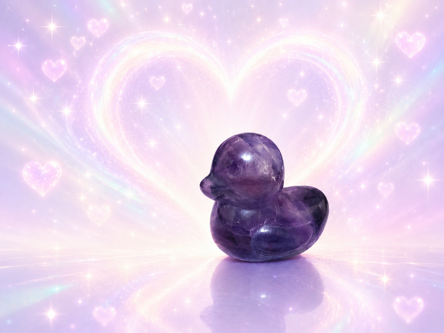 Purple Fluorite Duck