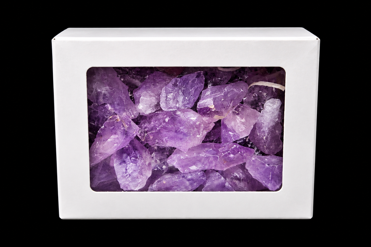 Assorted Raw Crystal Boxes
