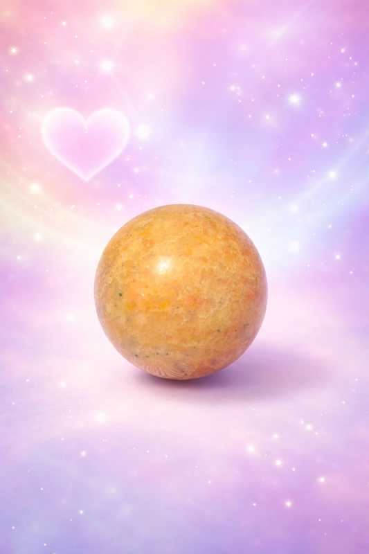 Orchid Calcite Sphere