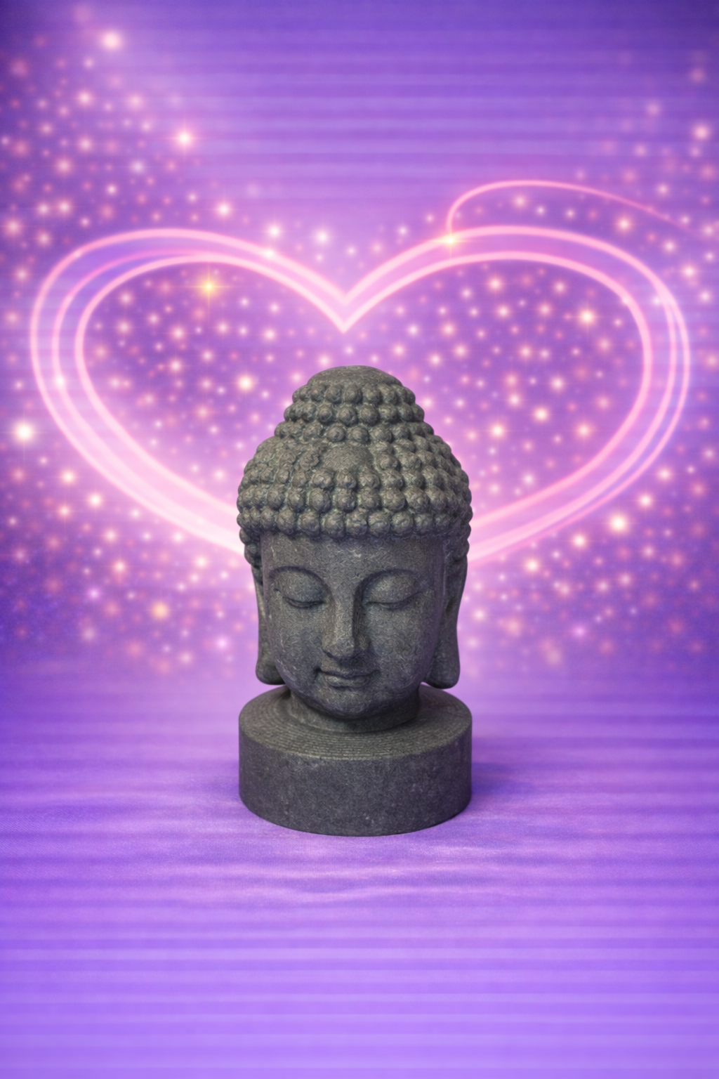 Shungite Buddha Head