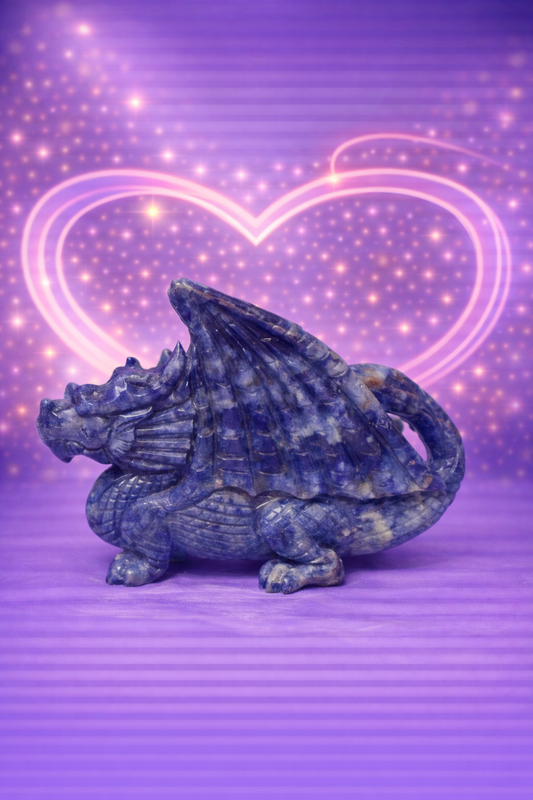 Sodalite Chinese Dragon