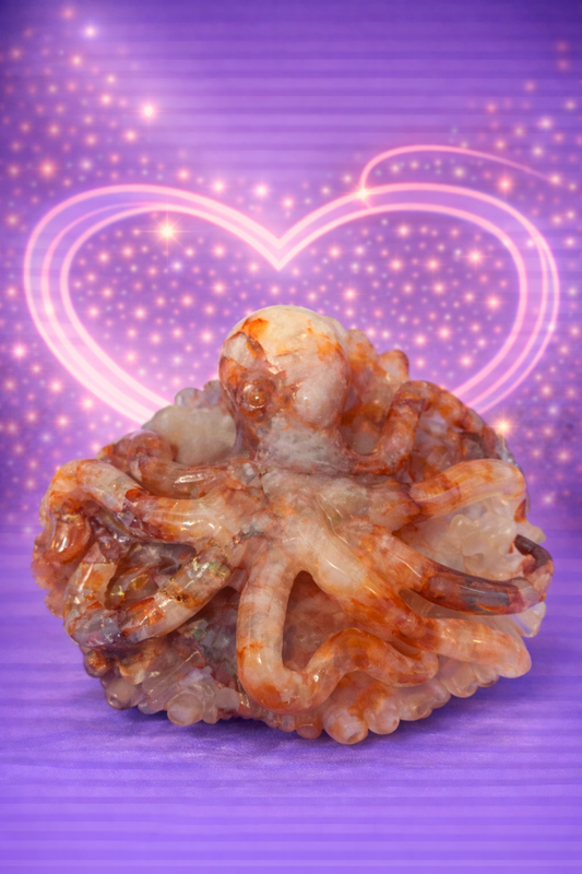 Fire Quartz Octopus 🐙