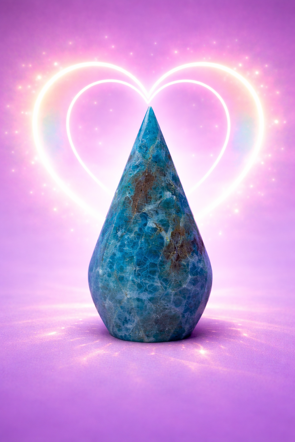 Blue Apatite Raindrop