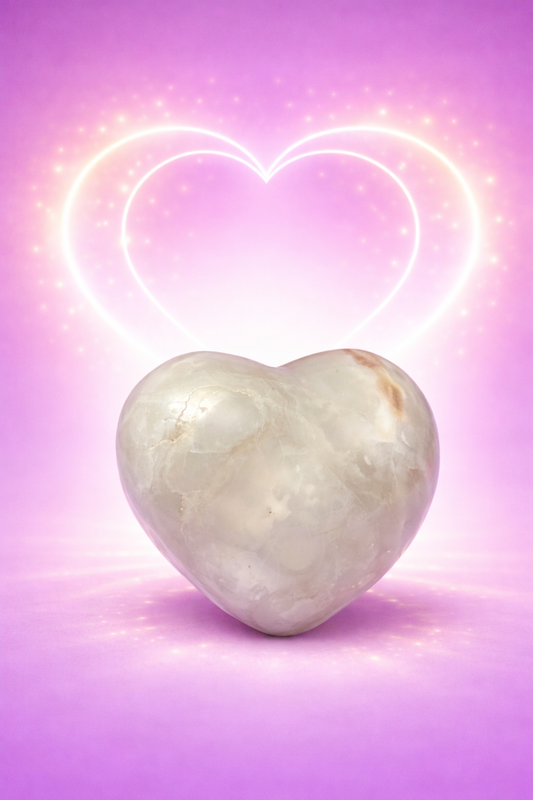 Natural Agate Heart