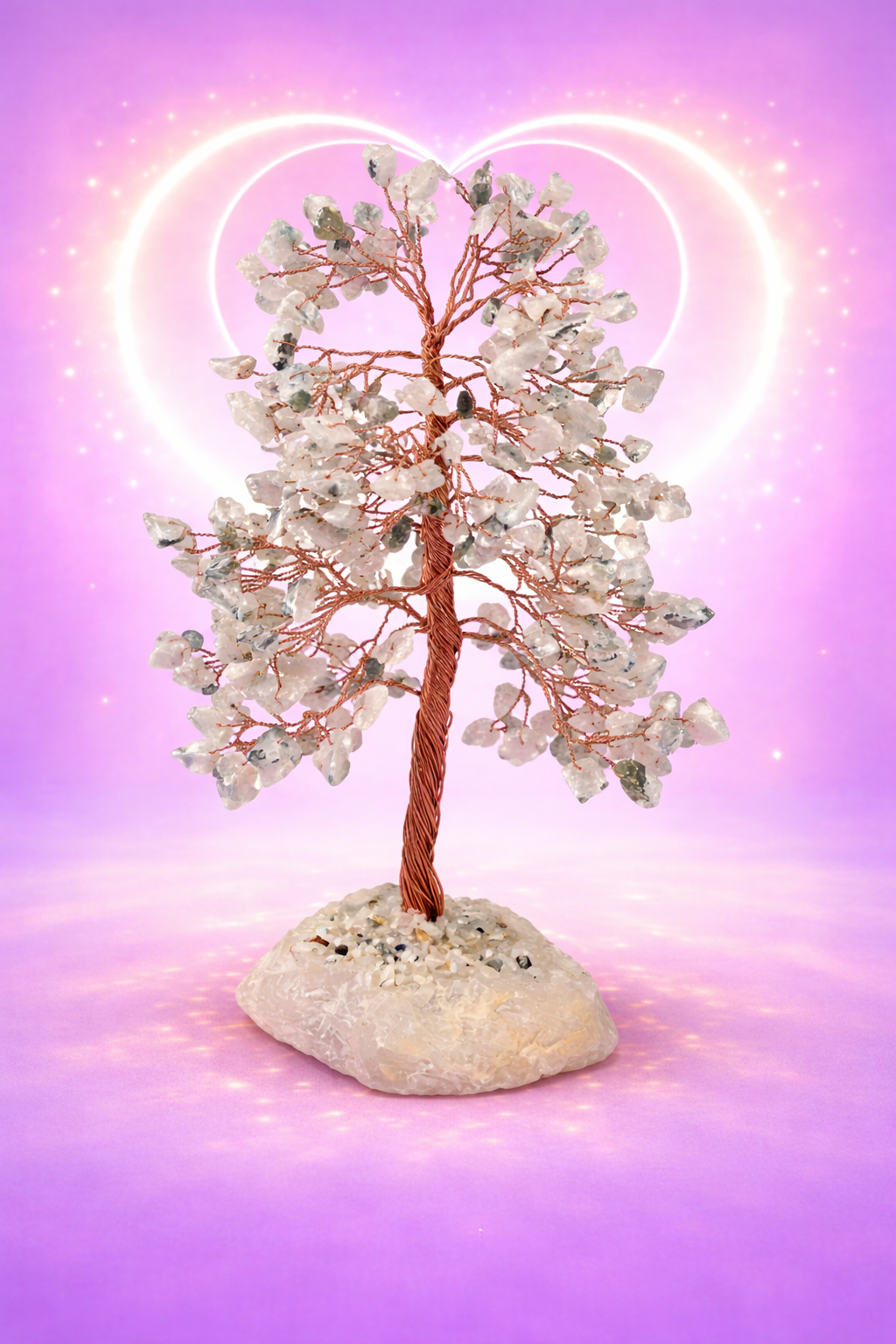 Rainbow Moonstone Crystal Tree