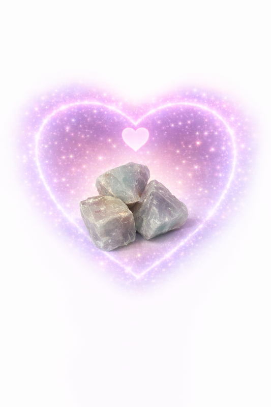Blue Calcite Small Raw Tumble Stone