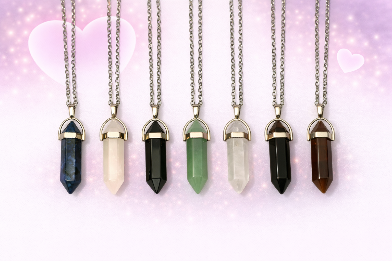 Assorted Crystal Necklaces