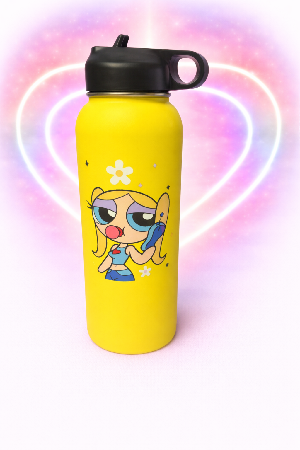 Large Drink bottle- Powderpuff girl -Bubbles