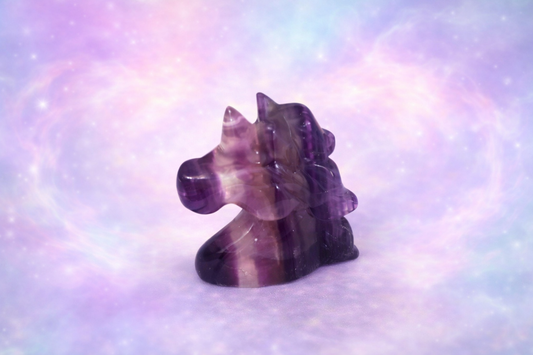 Purple Fluorite Unicorn