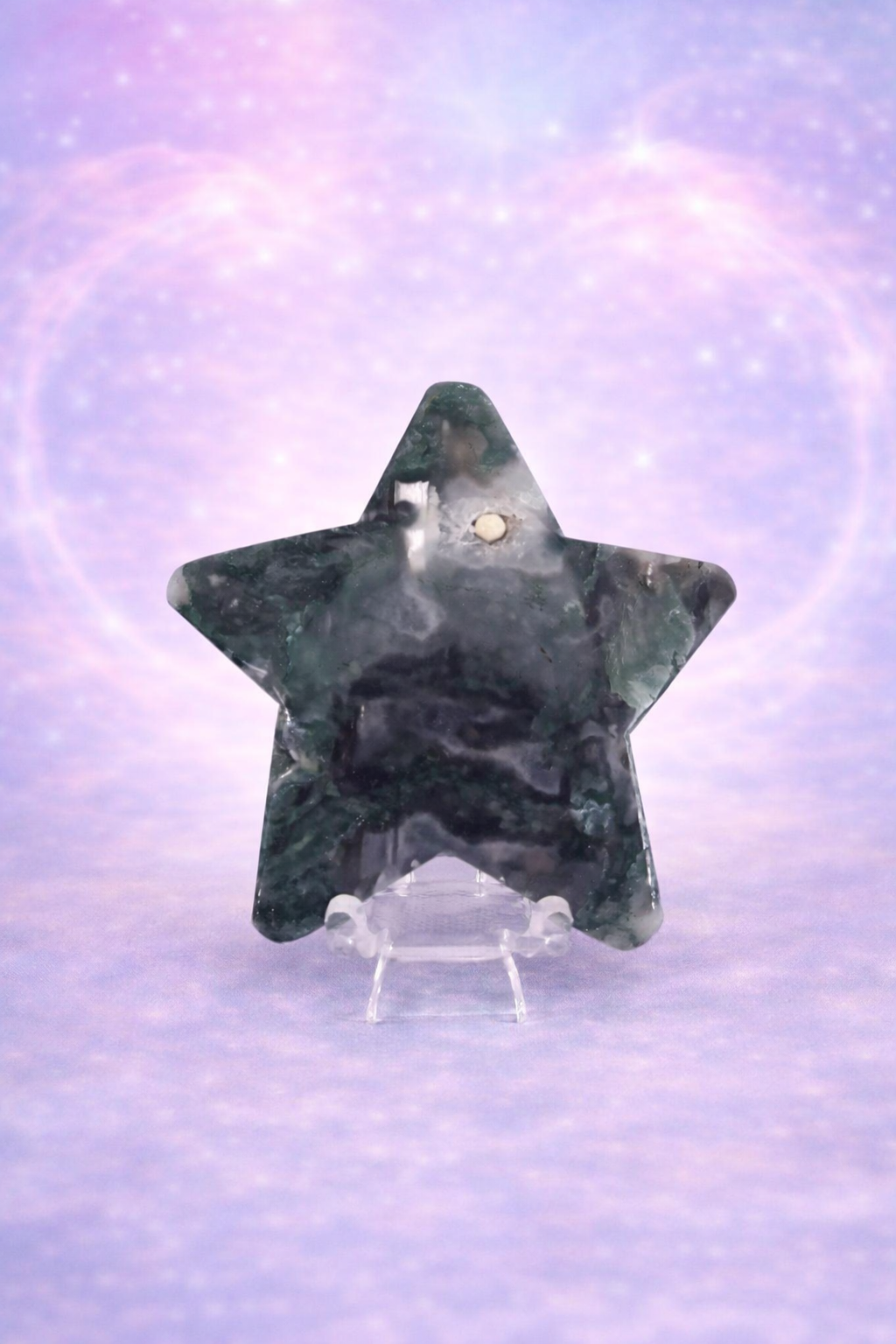 Moss Agate Star