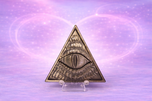 Golden Sheen Obsidian Dragon Eye