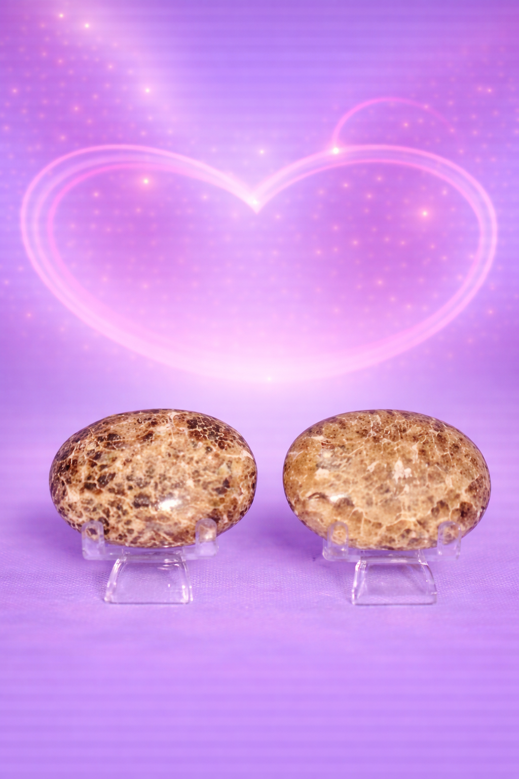 Chocolate Calcite Palm Stone