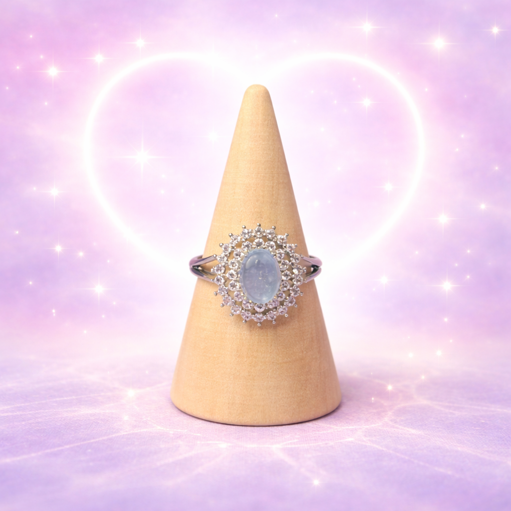 Assorted Crystal Adjustable Rings