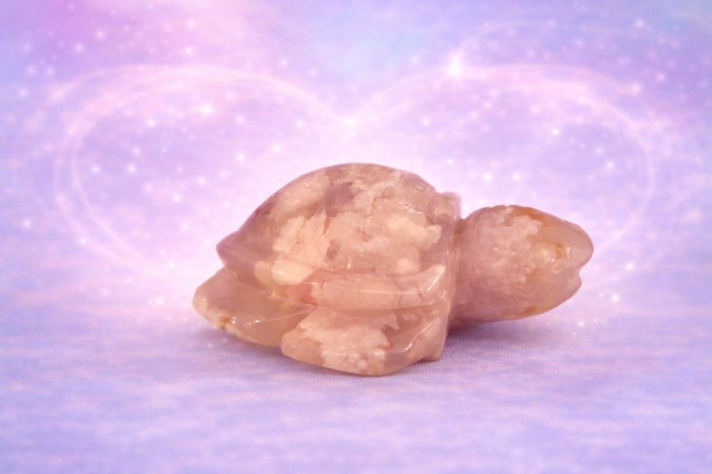 Flower Agate Turtle