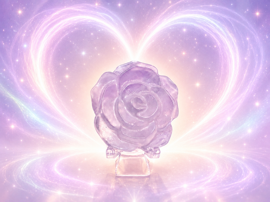 Light Purple Fluorite Flower