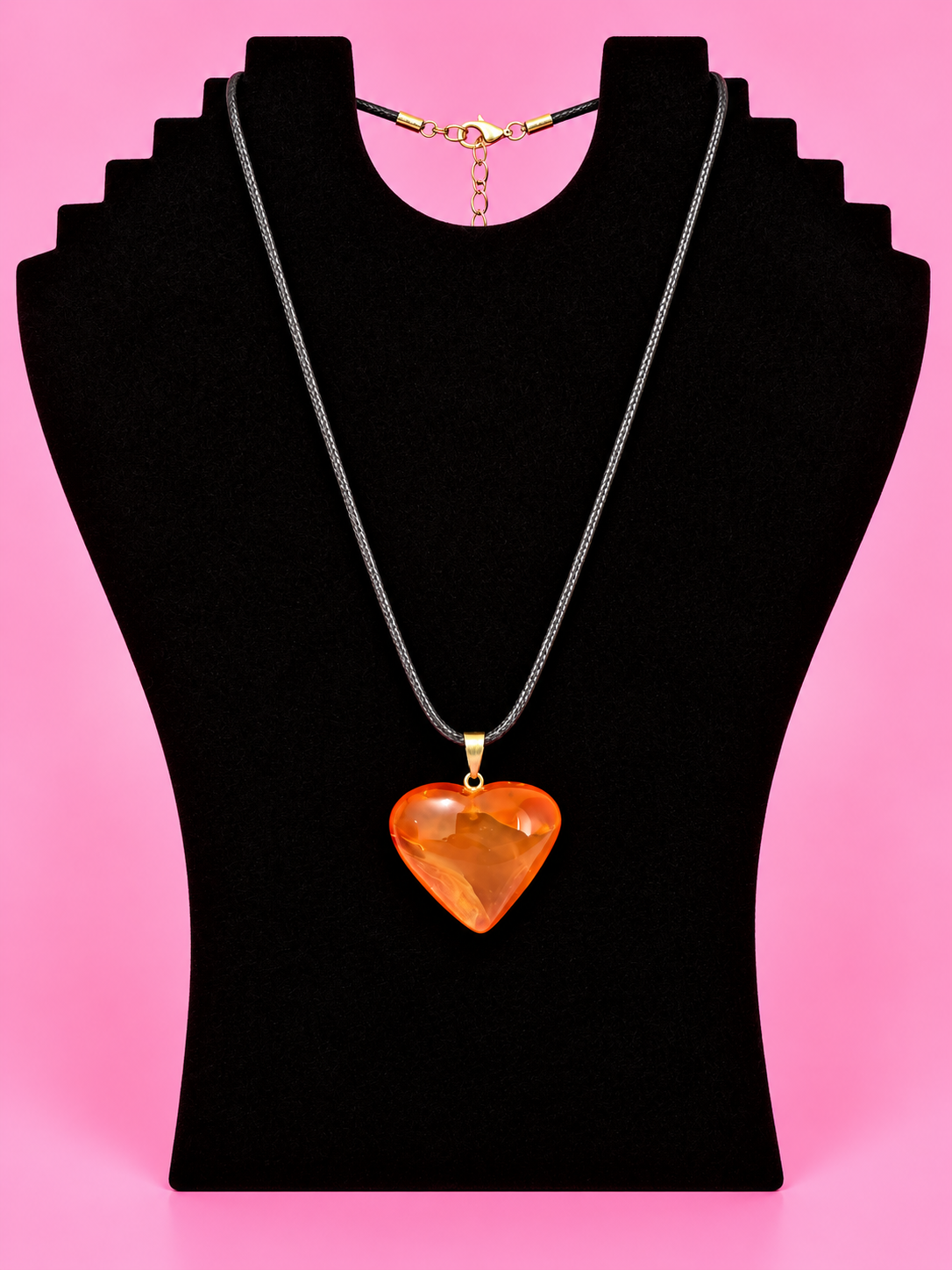 Carnelian Heart necklace