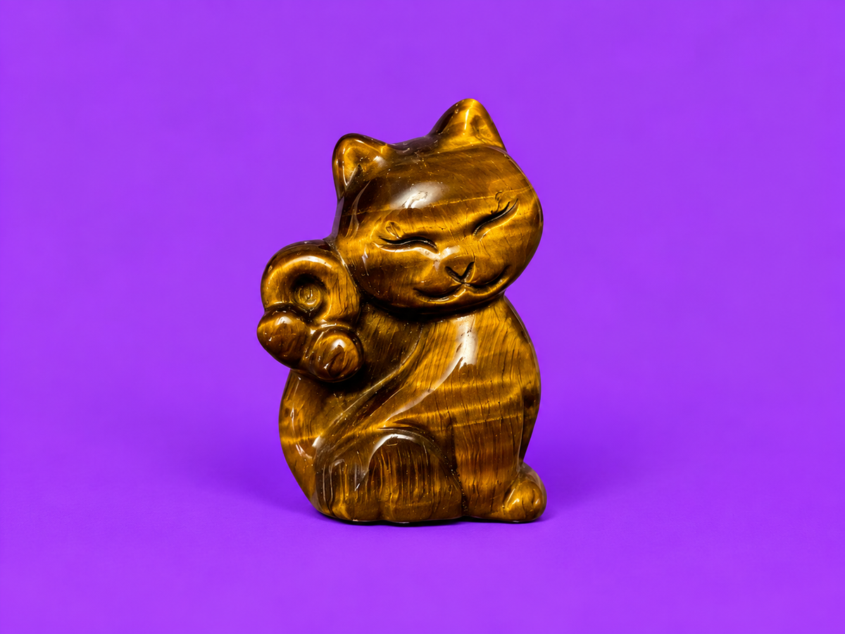 Tiger eye carvings