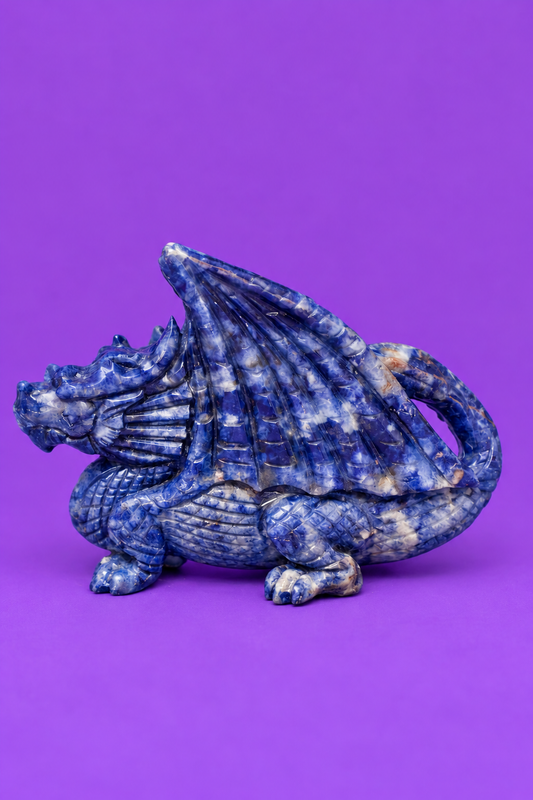 Sodalite Chinese Dragon