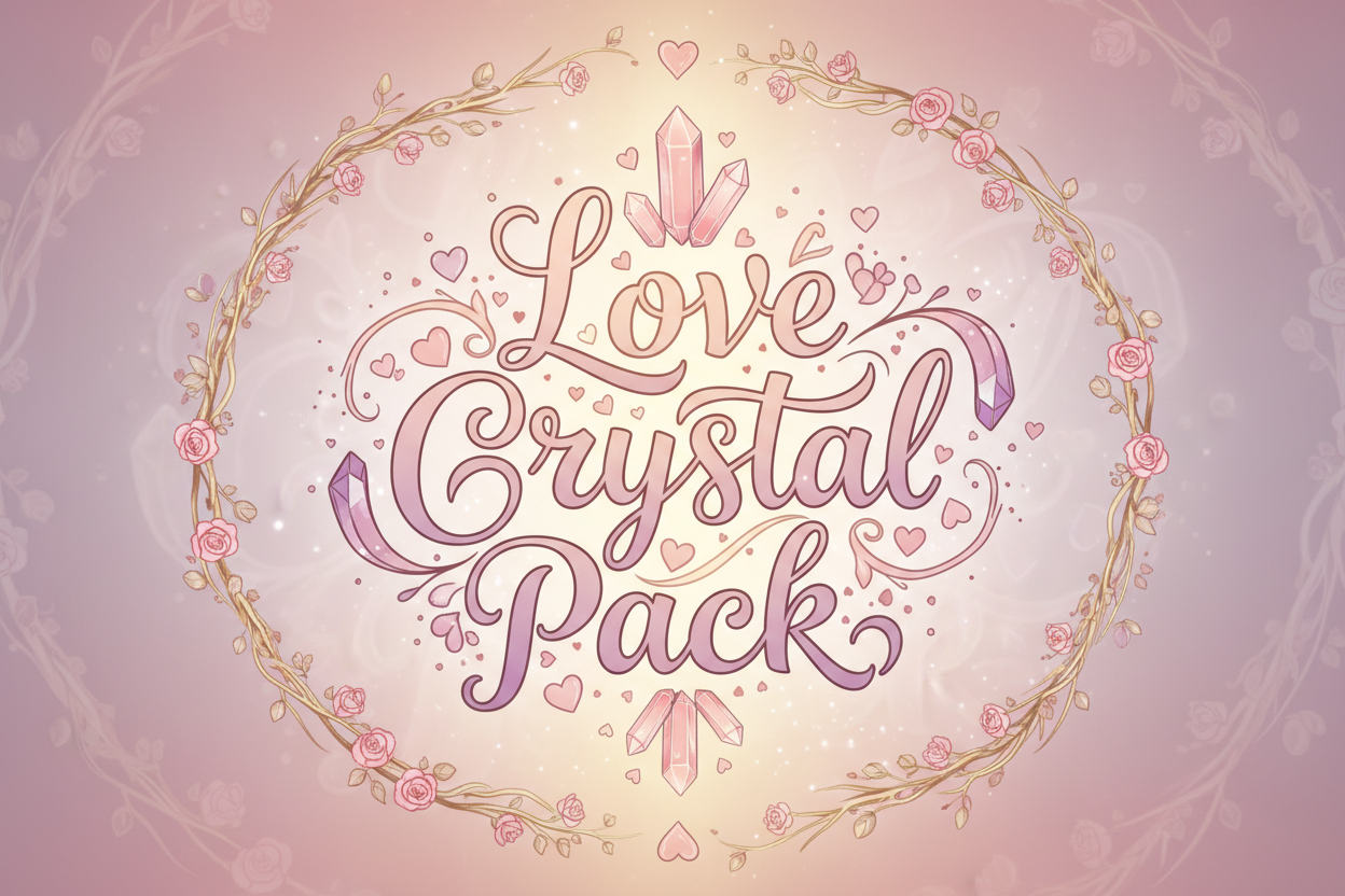 ❤️ Love Crystal Pack – Attract • Heal • Open Your Heart
