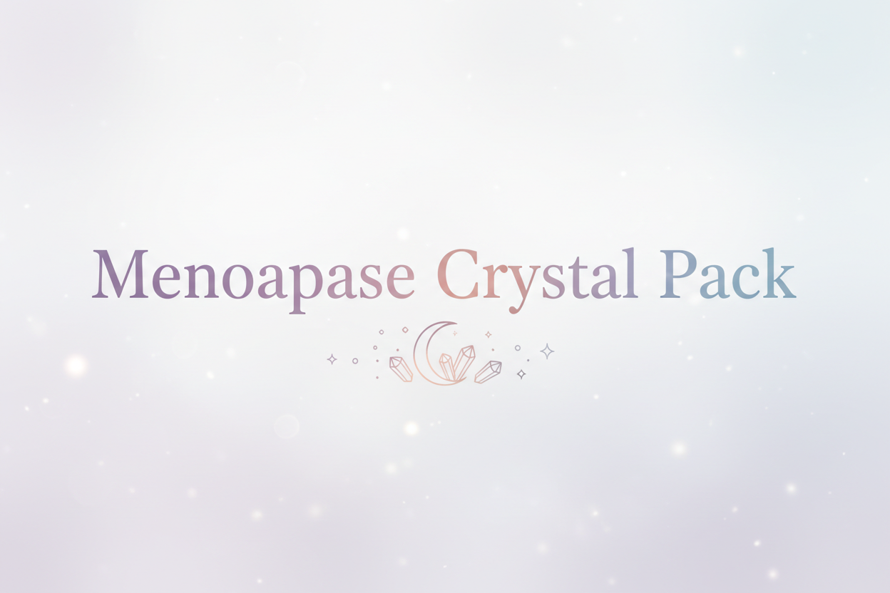 🔥 Menopause Crystal Pack – Balance • Cool • Embrace Change