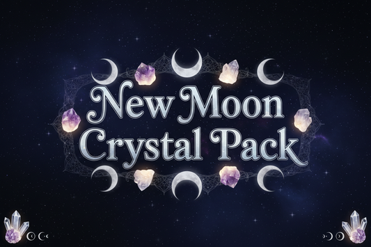 🌑 New Moon Crystal Pack – Manifest • Plant Seeds • Align
