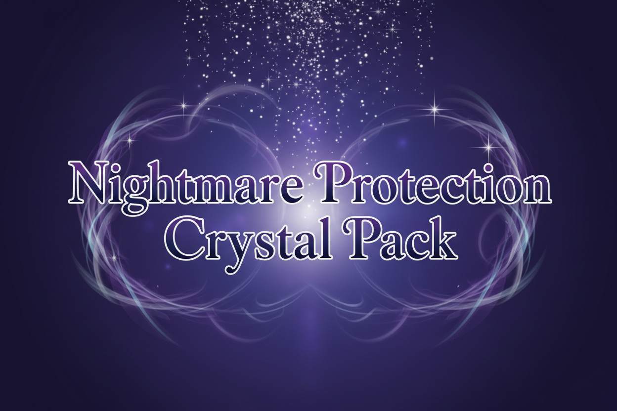 🌙 Nightmare Protection Crystal Pack – Protect • Soothe • Sleep Peacefully