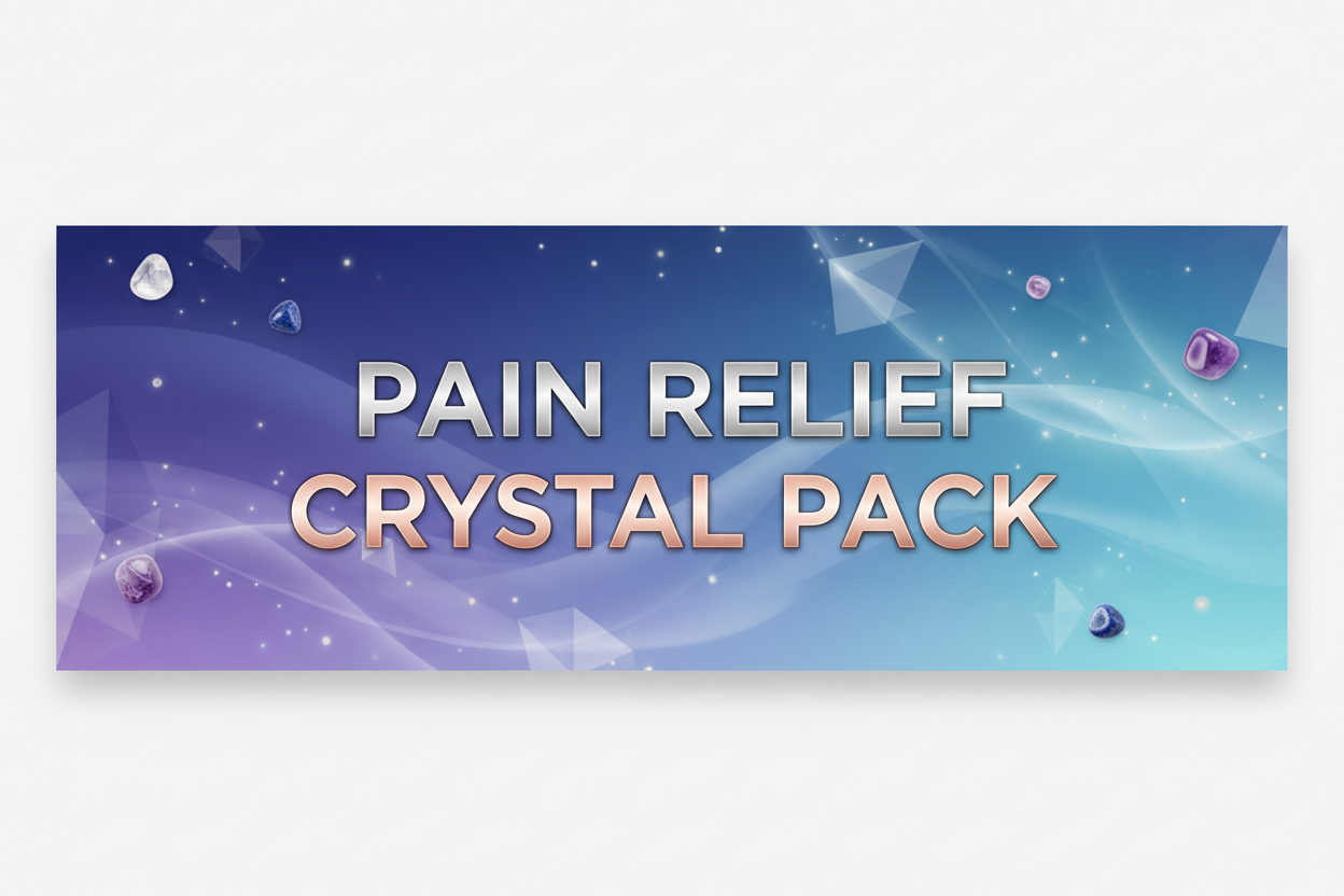💆‍♀️ Pain Relief Crystal Pack – Soothe • Support • Ease