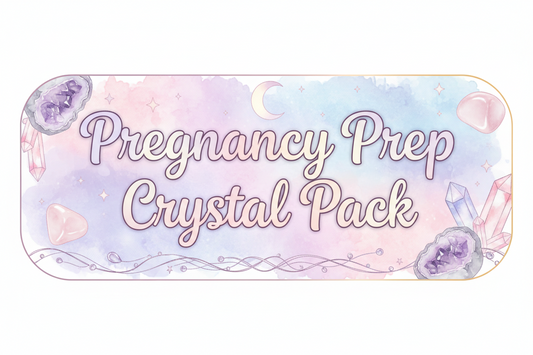 🤰 Pregnancy Prep Crystal Pack – Prepare • Nurture • Conceive