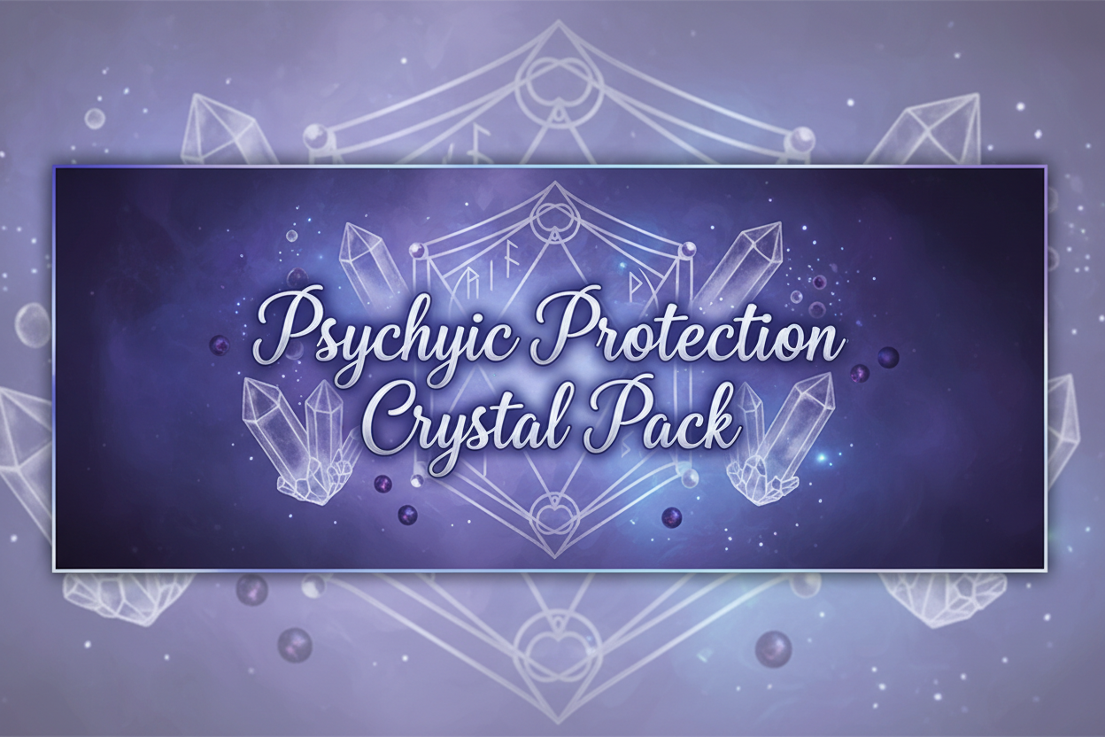 🔮 Psychic Protection Crystal Pack – Shield • Ground • Deflect