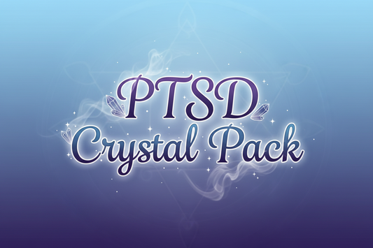 🧠 PTSD Crystal Pack – Heal • Ground • Reclaim Peace
