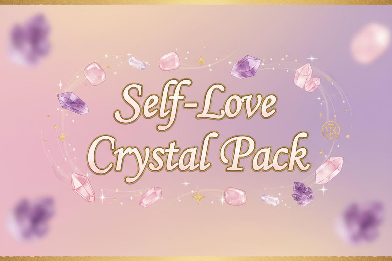 💖 Self-Love Crystal Pack – Nurture • Heal • Empower