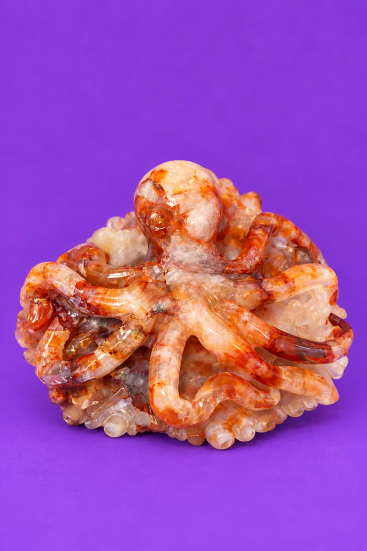 Fire Quartz Octopus 🐙