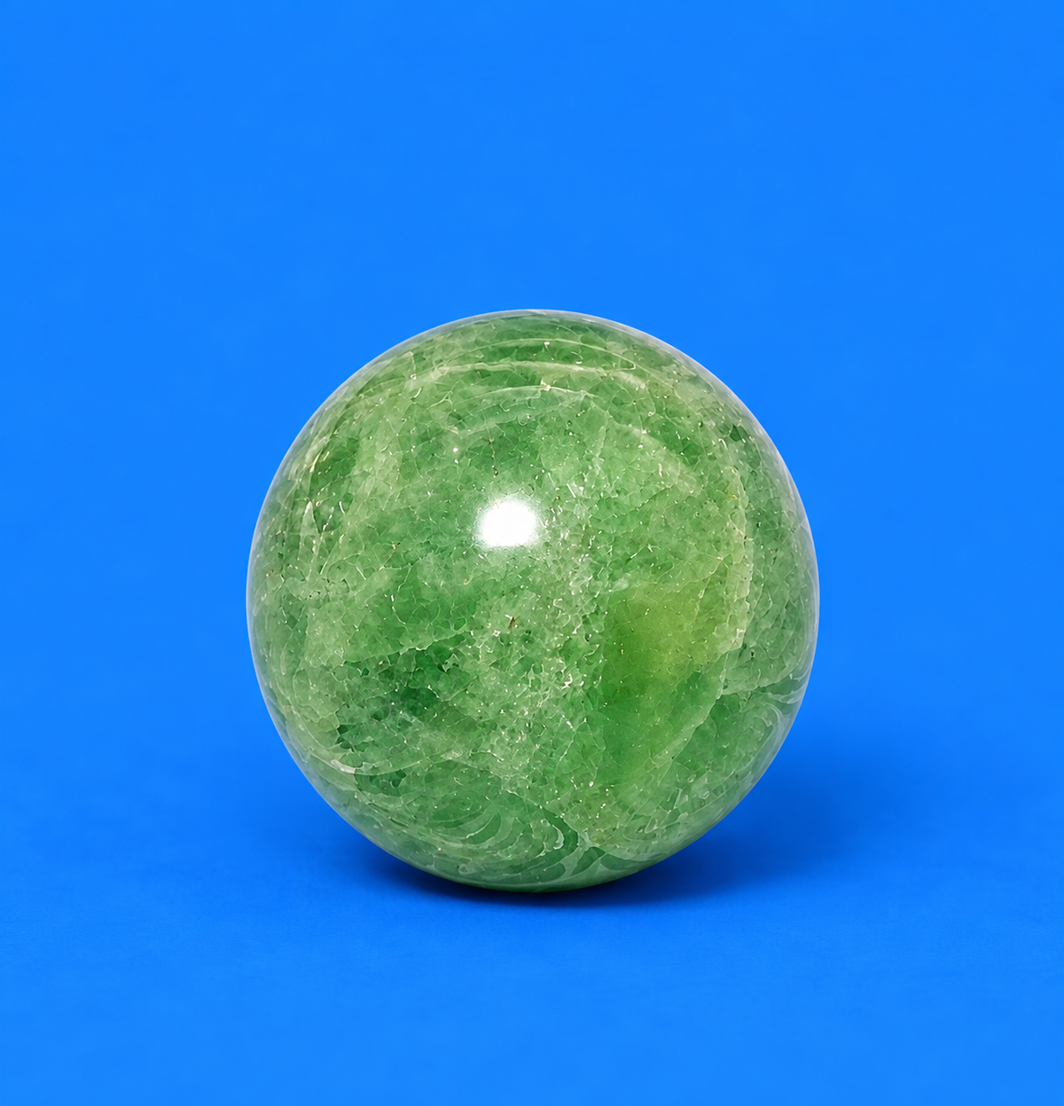 Green Fluorite Sphere