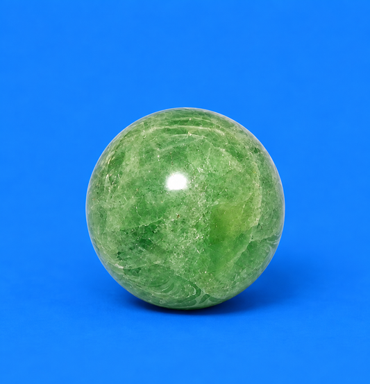 Green Fluorite Sphere
