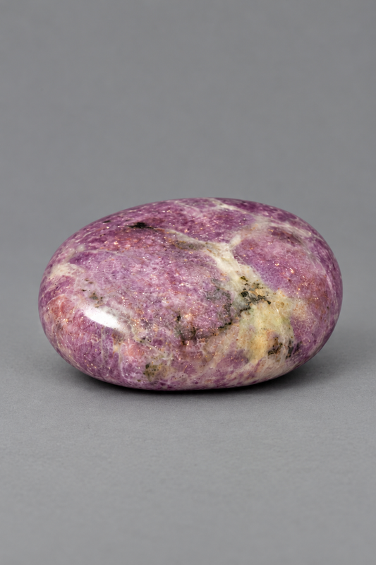 Lepidolite Palm stone