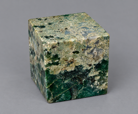 Moss Agate Cube